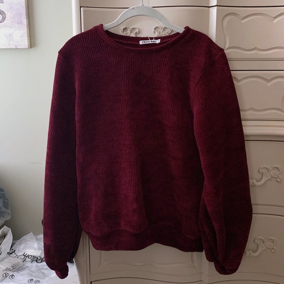 Nasty Gal Sweaters - NWT Chenille Ribbed Sweater (Sz. S/M)